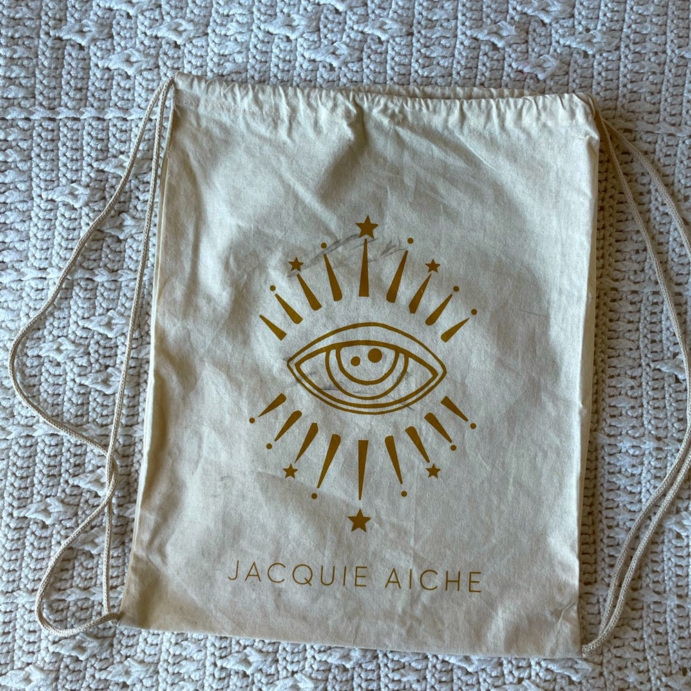 Jacquie Aiche backpack cream canvas
